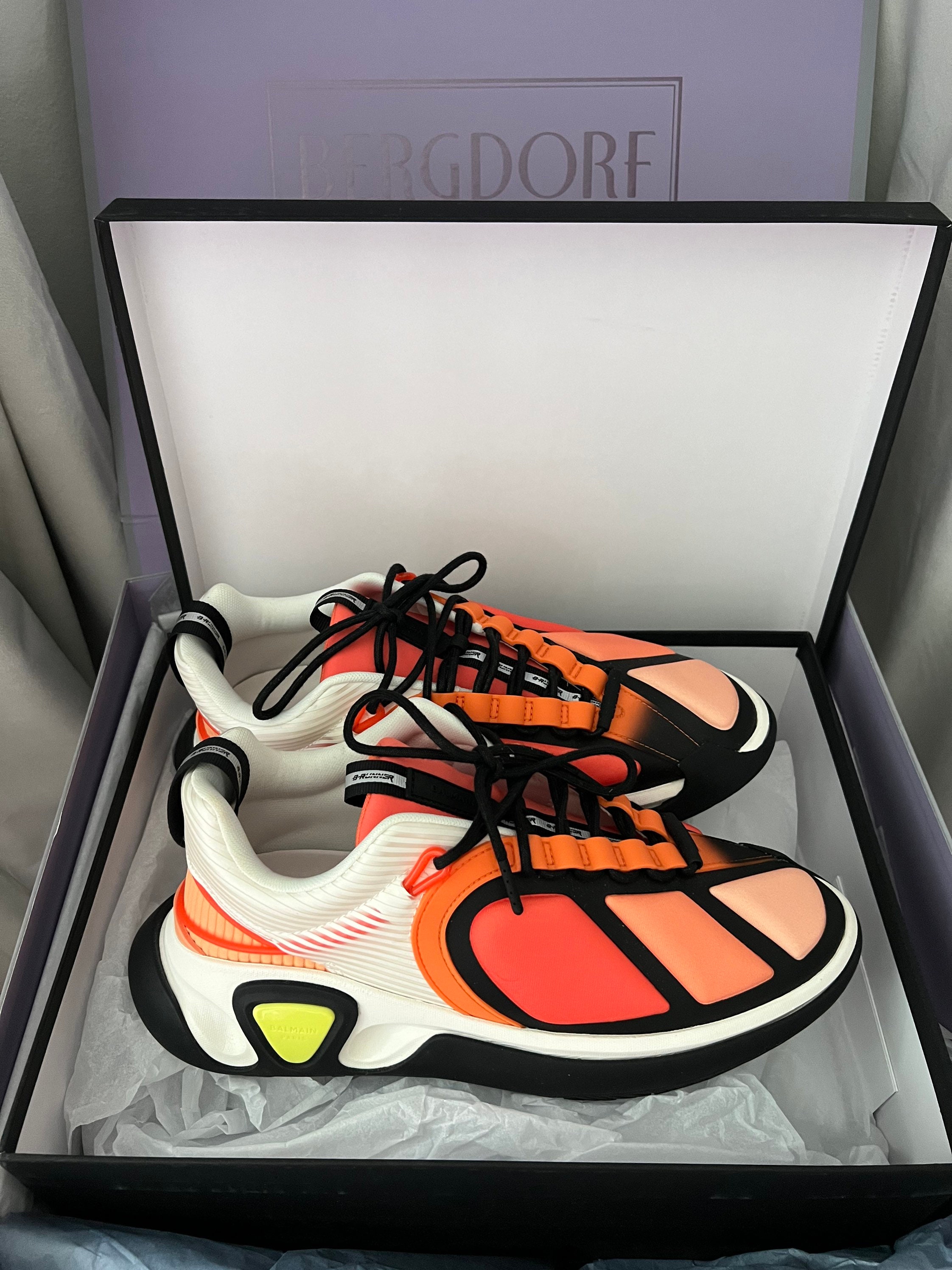 Dior B22 Orange Snakeskin Sizes: - Function Boutique