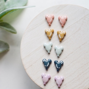 Clay Mickey Balloon Inspired Stud Earrings | Handmade Polymer Clay Disney Inspired Stud Earrings | Disney Park Themed Earrings