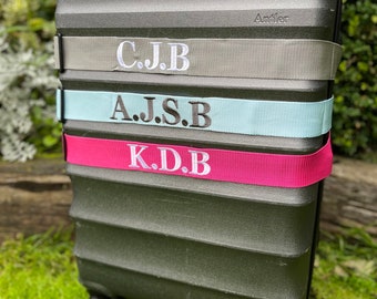 Personalised Embroidered Luggage Suitcase Strap With Combination Lock Perfect for Holidays, Hen dos, Honeymoons,