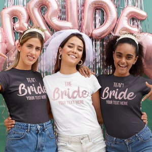 Personalised Hen Do T Shirts, Personalised Hen Party T Shirts, Team Bride T Shirt, Hen Party Shirts, Bachelorette Shirts, Gifts Sash Games