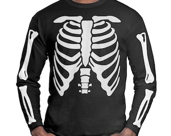 Skeleton Body and Arms Tshirt, Halloween T Shirt, Halloween Outfit, Halloween Costume for Men, Funny Tshirt, Skeleton Costume