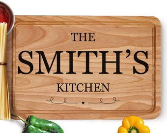 Personalised Name Chopping Board, Personalised Name Cheese Board, Chopping Board Gift For Him, First Home Gift