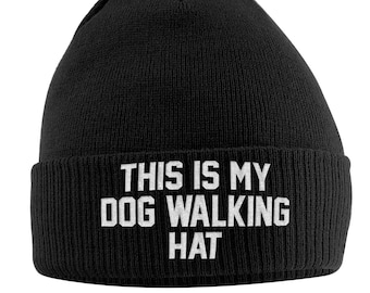 dog walking hat