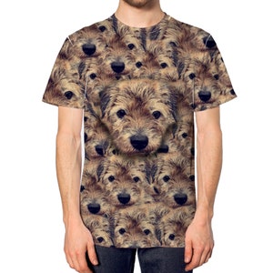 T-shirt animal de compagnie, image personnalisée entièrement imprimée, cadeaux personnalisés pour lui ou pour elle