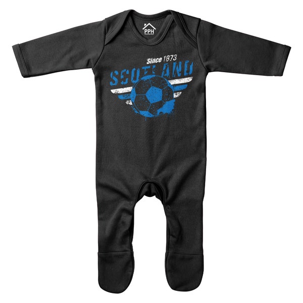 Scotland Football Babygrow, New born Scotland Baby vest, Baby Boys Romper Suit