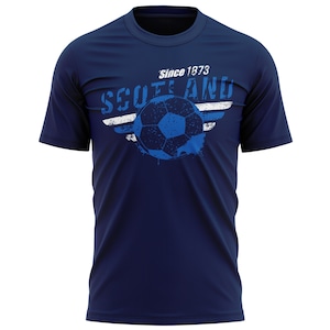 Mens Scotland Football Tshirt, Scottish Football T Shirt For Him