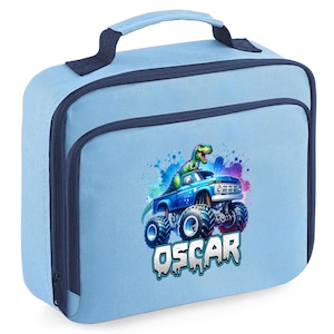 Lancheira personalizada de dinossauro, lancheira infantil personalizada, lancheira para meninos de volta às aulas, ideia de presente para crianças na escola, lancheira pré-escolar