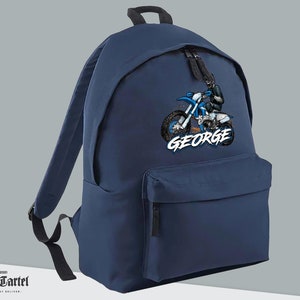 Sac à dos de motocross personnalisé, sac d’école personnalisé, sac à dos personnalisé, sac à dos enfant, sac à dos garçons, sac à dos pour enfants, moto hors route
