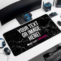 Custom Printed Large Mouse Mat For Home, Custom Gaming mouse mat, Personalised Desk Mat, personalised Mouse mat, Gaming gifts For Him or Her product logo