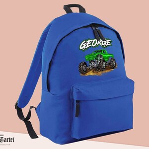 Sac à dos Monster Trucks personnalisé, Sac d’école personnalisé, Sac à dos personnalisé, Sac à dos enfant, Sac à dos garçons, Sac à dos pour enfants