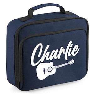 Sac à lunch personnalisé pour guitare acoustique pour enfants
