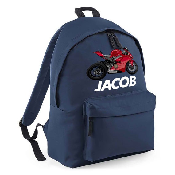 Zaino moto personalizzato, Zaino scuola personalizzato, Zaino  personalizzato, Zaino bambino, Zaino ragazzo, Zaino bambini, Superbike -   Italia