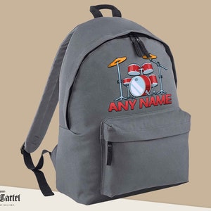 Sac à dos de batteur personnalisé, sac d’école personnalisé, sac à dos personnalisé, sac à dos enfant, sac à dos garçons, sac à dos pour enfants, sac à musique