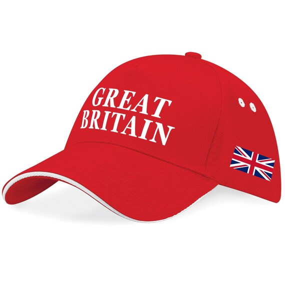 Great Britain Baseball Cap with UK Flag Patch, Adjustable Strap Hat for Men  and Women, Travel Souvenir Gift Idea, Outdoor Sports Headwear