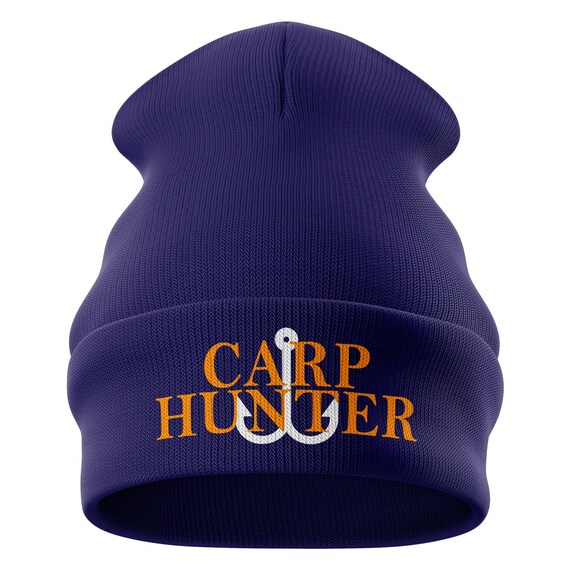 Carp Hunter Fishing Beanie Hat, EMBROIDERED Beanie, Funny Fishing Gift,  Fishing Gifts for Him, Fisherman Winter Headwear Unisex -  Israel