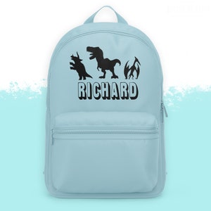 Sac à dos dinosaure, cartable personnalisé, sac à dos pour garçons, sac à dos pour garçons, sac à dos scolaire, sac d’école dinosaure, cartable imprimé