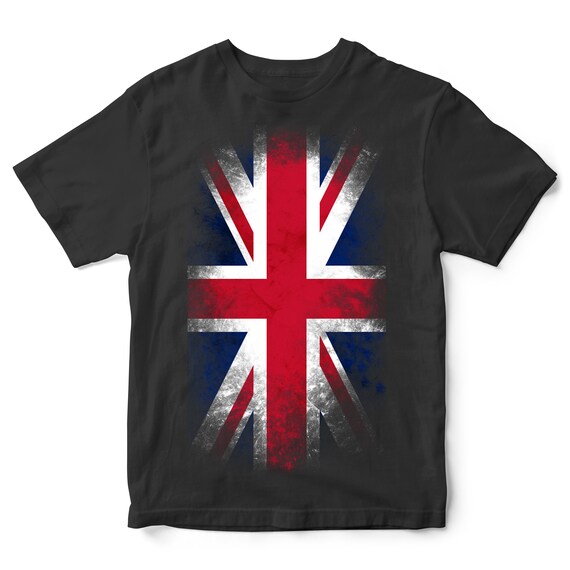 Royal Celebrations Union Jack Torn Flag T Shirt Clothing Unisex Kids Clothing Unisex Baby Clothing Bodysuits Queens Platinum Jubilee Union Jack Gifts for Boys and Girls Jubilee Street Party 70 Year 