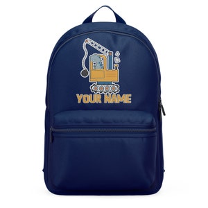 Personalised Dino Crane Mini Backpack For Kids, Dinosaur Mini Backpack Personalised, Toddler Gifts For Back to School