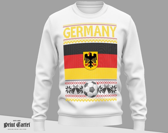 Germany Christmas Jumper, Deutschland Football Christmas Tshirt