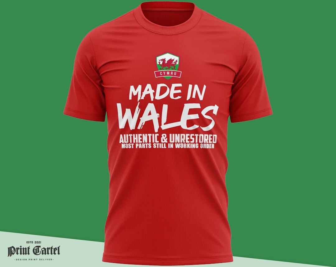 Personalised Cymru Rugby T-Shirt - Wales Name And Number - Boys Gift Idea