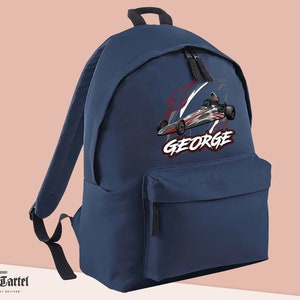 Sac à dos de course de dragster personnalisé, sac d’école personnalisé, sac à dos personnalisé, sac à dos enfant, sac à dos garçons, sac à dos pour enfants, course de dragster