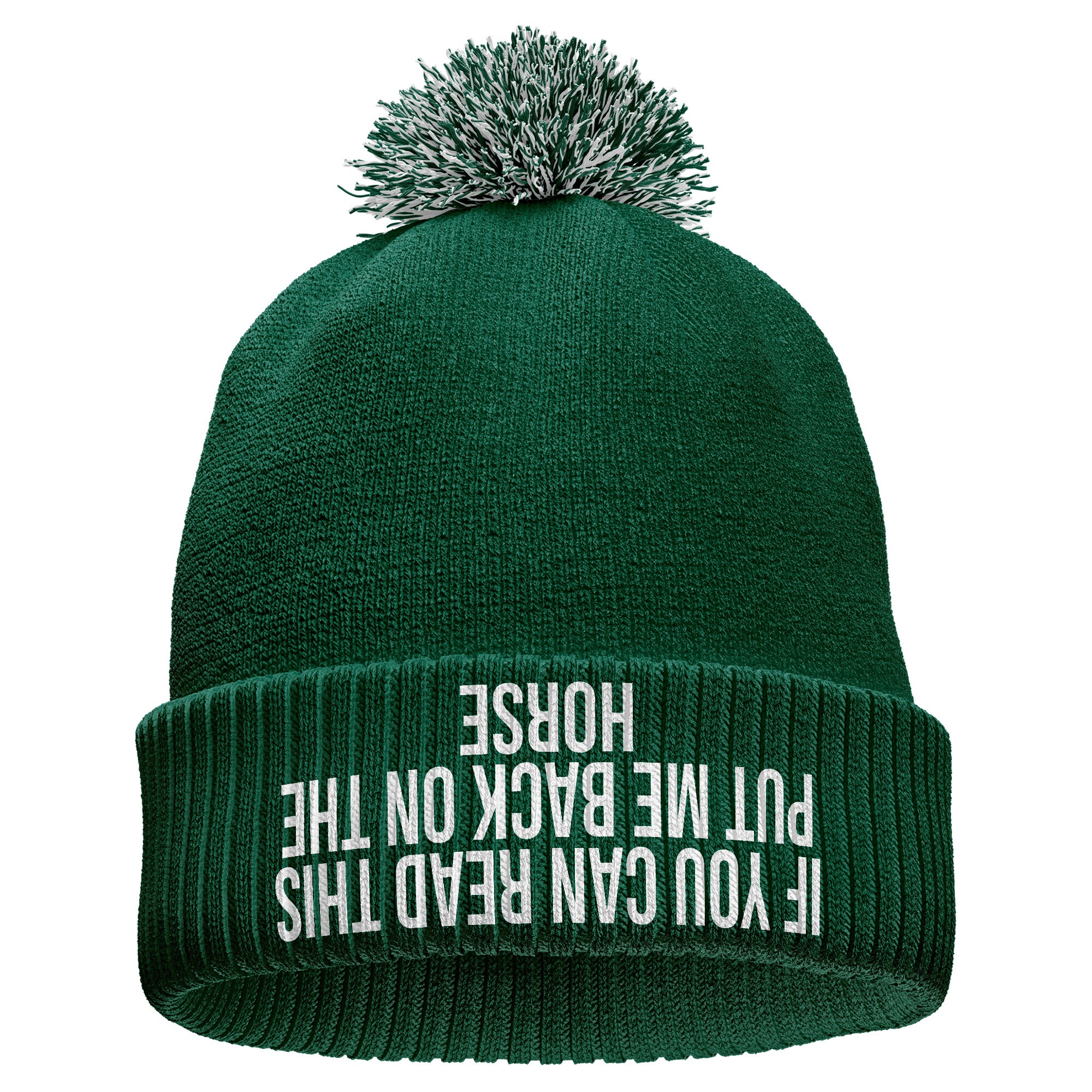 If You Can Read This Funny Bobble Hat, Horse Riding Gifts, Horse