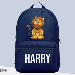 Sac Lion, Sac à dos Lion personnalisé, Sac à dos personnalisé pour enfants, Sac Lion personnalisé, Sac d’école pour garçons, Sac Lion personnalisé, Sac d’école pour filles