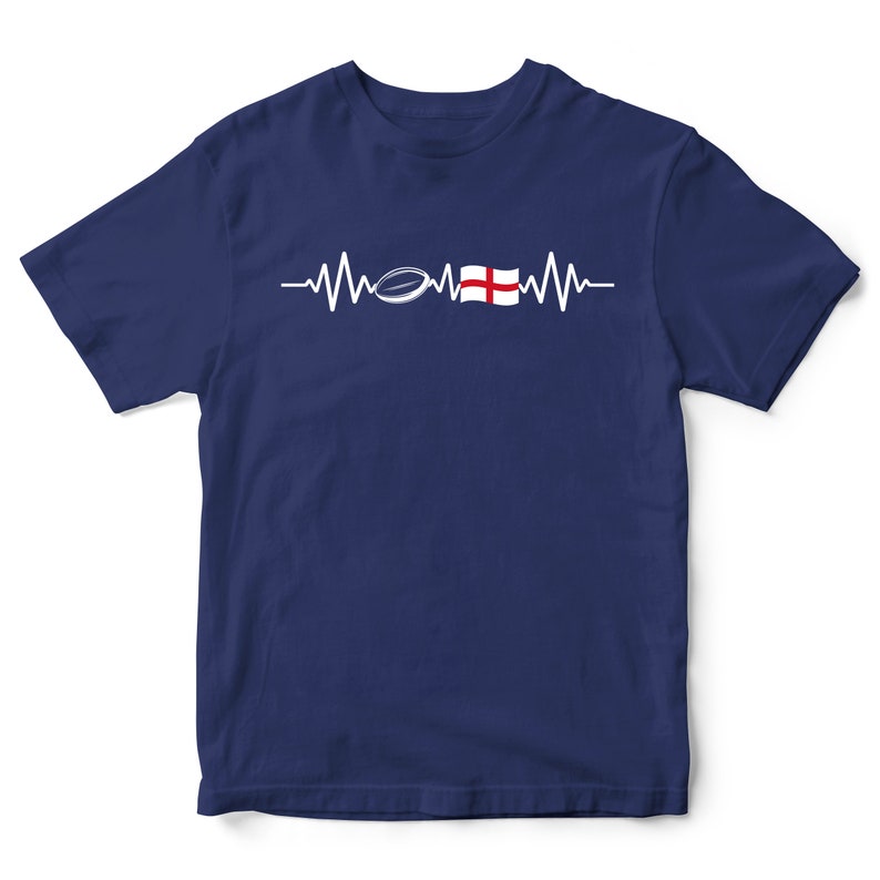 T-shirt Heartbeat Angleterre pour enfants, T-shirt Angleterre pour enfants image 2