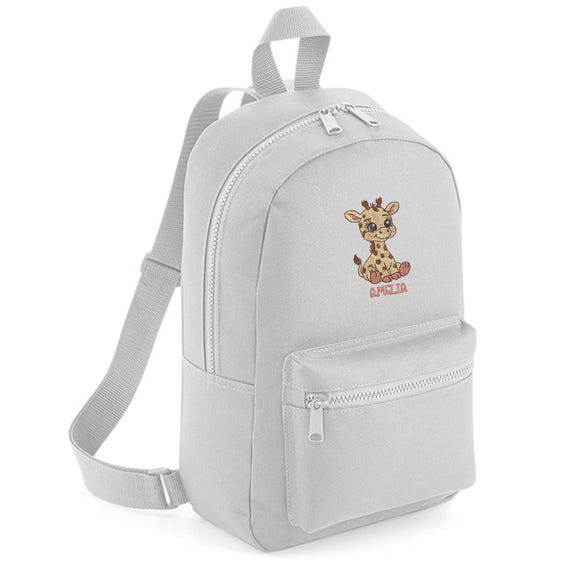 Personalised Giraffe Mini Backpack, Mini Essential Backpack  display picture 3