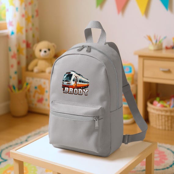 Personalised Passenger Train Custom Mini Backpack, Customised Name Printed Backpack, Back to School 3D Backpack for Kids, Youth and Nursery - Etsy Israel Personalised Passenger Train Custom Mini Backpack, Customised Name Printed Backpack, Back to School 3D Backpack for Kids, Youth and Nursery - Etsy Israel