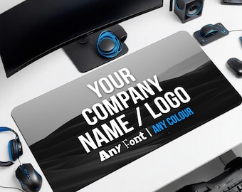 Custom Company Logo Mouse Mat, Personalised Business Mouse Pad, Custom Office Equipment, Custom Gaming Mat,
