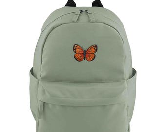 Vintage Y2K Butterfly Embroidered Mini Backpack Vintage Y2K Butterfly Embroidered Mini Backpack - Etsy Israel main image 2