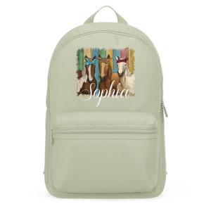 Mini sac à dos cheval personnalisé pour filles, sac à dos cheval personnalisé pour filles, cadeaux enfants pour la rentrée scolaire