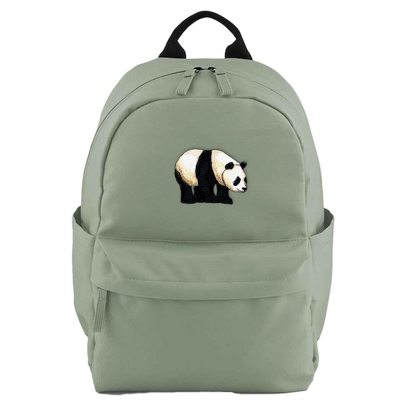Embroidered Panda Mini Backpack, Premium Farm Animal Bag, Back to