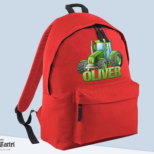 Sac à dos de tracteur personnalisé, sac d'école personnalisé, sac à dos personnalisé, sac à dos pour enfants, sac à dos pour garçons, sac à dos pour enfants