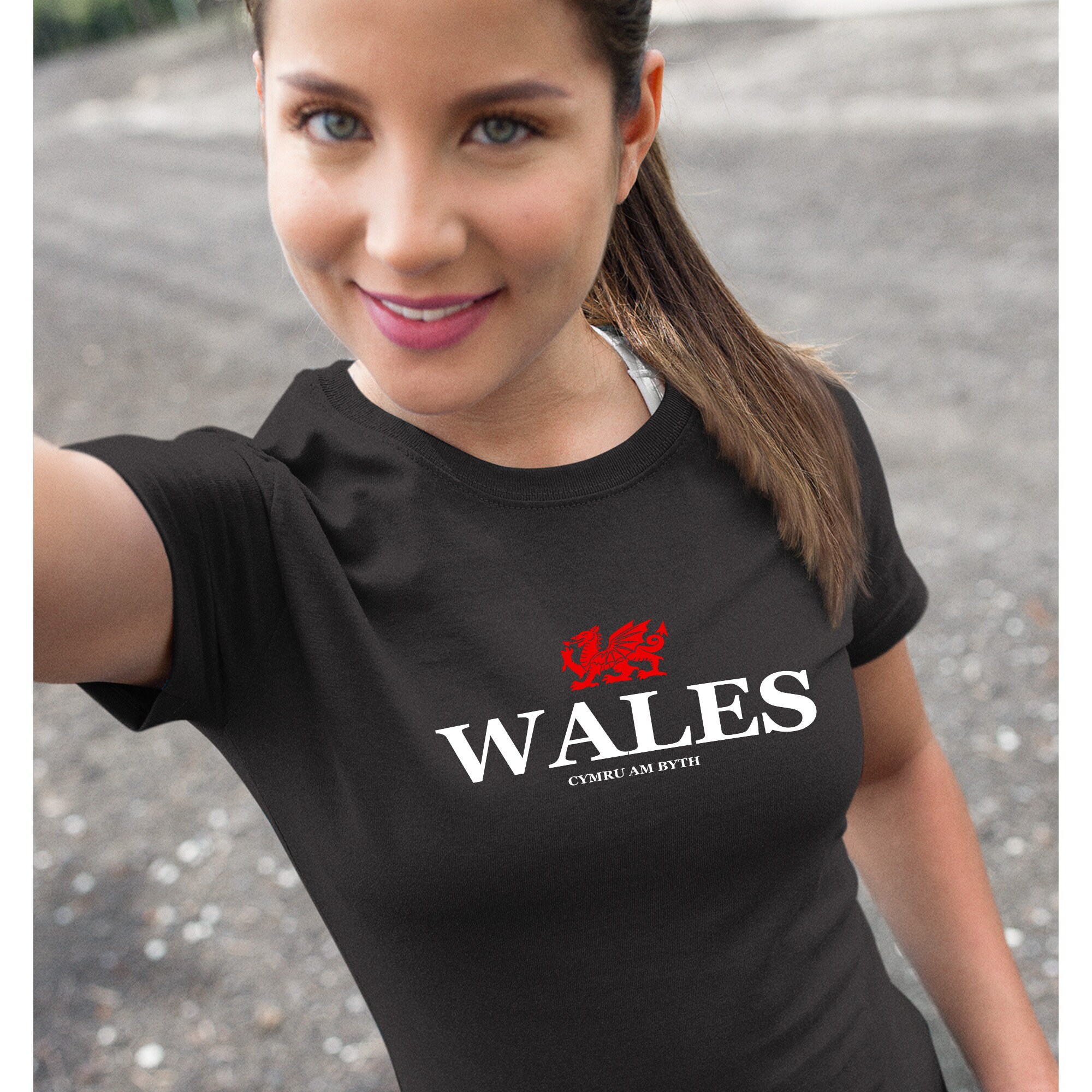 ウェールズ ドラゴン Cymru Am Byth T シャツ レディース - Etsy 日本