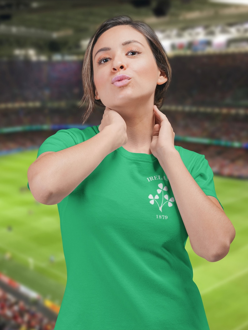 パーソナライズされたアイルランドTシャツレディース 画像 2
