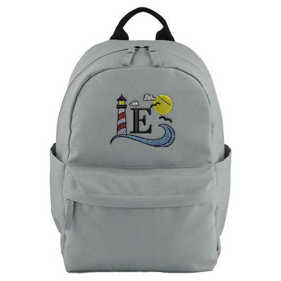 Personalised Embroidered Initial Mini Backpack for Kids, Custom
