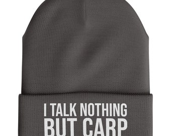Talk Nothing but Carp Fishing Funny Beanie Hat, Fishing Hat, Gift for  Fisherman, Fishing Gift, Dad Grandad Boyfriend Him Winter Birthday -   Canada