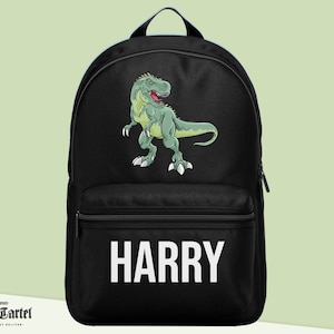 Sac à dos dinosaure personnalisé, sac à dos personnalisé pour enfants, sac T Rex personnalisé, sac d'école pour garçons, sac T rex personnalisé, sac pré-scolaire