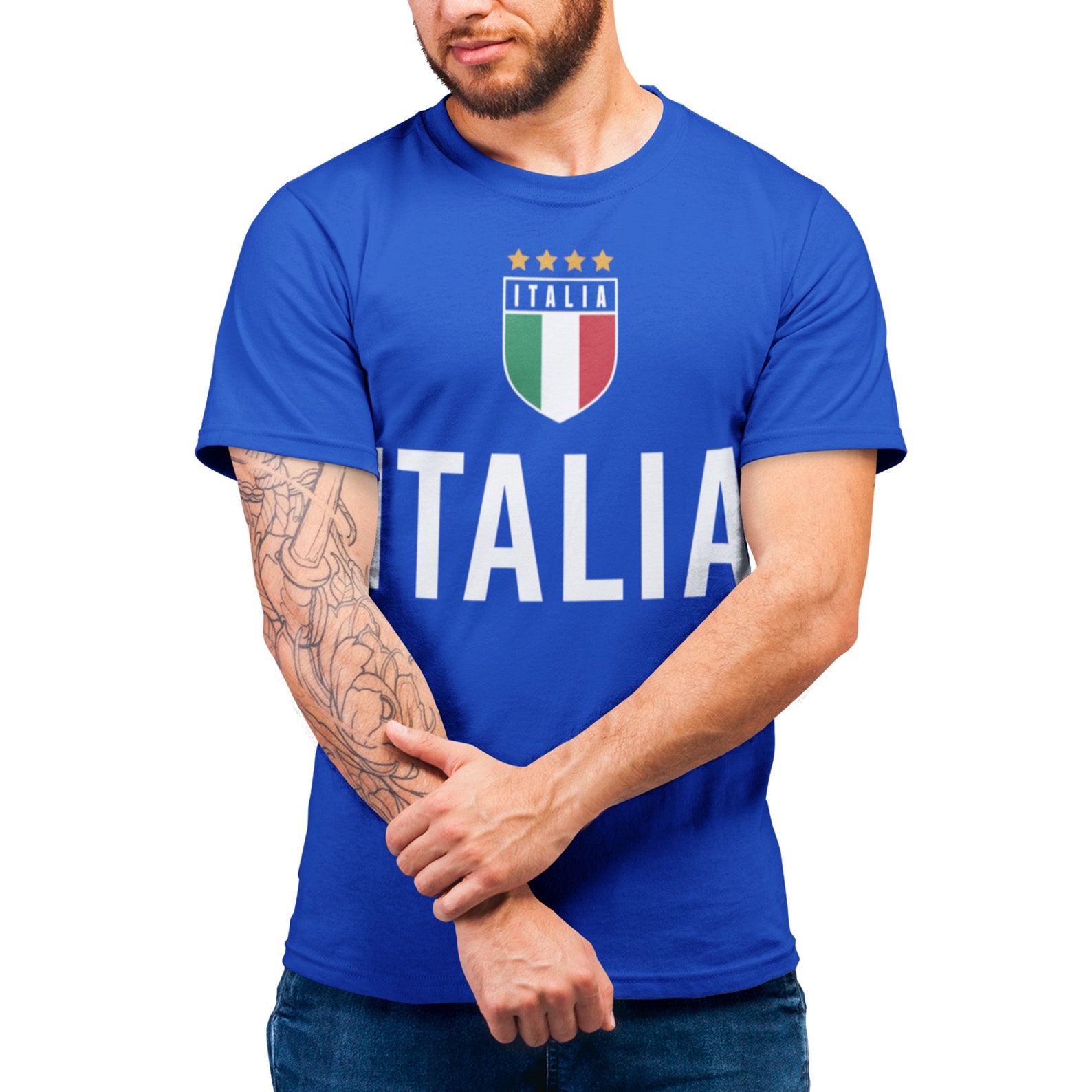 Italy Football Shirt Italy Shirt for Men Italia Tshirt Mens Etsy UK