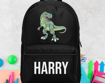 t rex school bag