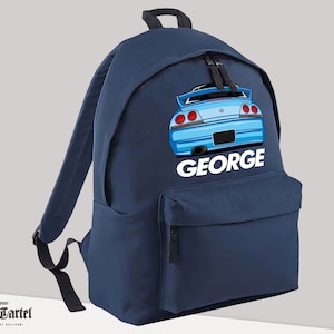 Sac à dos personnalisé pour voiture de drift, sac d’école personnalisé, sac à dos personnalisé, sac à dos enfant, sac à dos garçons, sac à dos pour enfants, voiture de drift