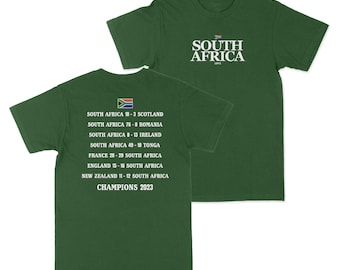 South Africa Rugby Champions 2023 T shirt For Men, Mens South Africa Badge T Shirt, Cup Champions 2023