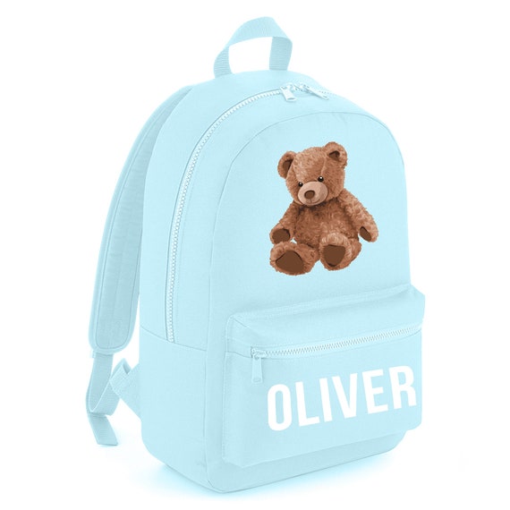 Teddy Bear Backpack Personalised School Bag Personalised Backpack Toddler Backpack Mini Backpack School Boys Backpack Kids Backpack Etsy Canada