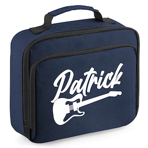 Sac à lunch personnalisé pour guitare électrique pour enfants