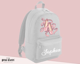 Personalised Ballet Bag, Personalised Backpack With Name and Ballet, Back to School, Ballet Backpack Toddler, Mini Backpack School