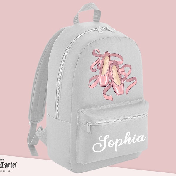 Personalised Ballet Bag, Personalised Backpack With Name and Ballet, Back to School, Ballet Backpack Toddler, Mini Backpack School