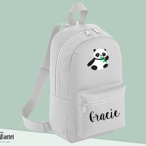 Sac à dos panda mignon, sac d’école personnalisé, sac à dos personnalisé pour enfants, retour à l’école, sac de bébé, mini sac à dos, sac préscolaire