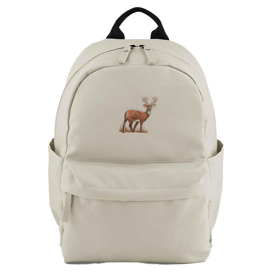 Embroidered Deer Mini Backpack, Woodland Animal Mini Bag, Small Deer ...
